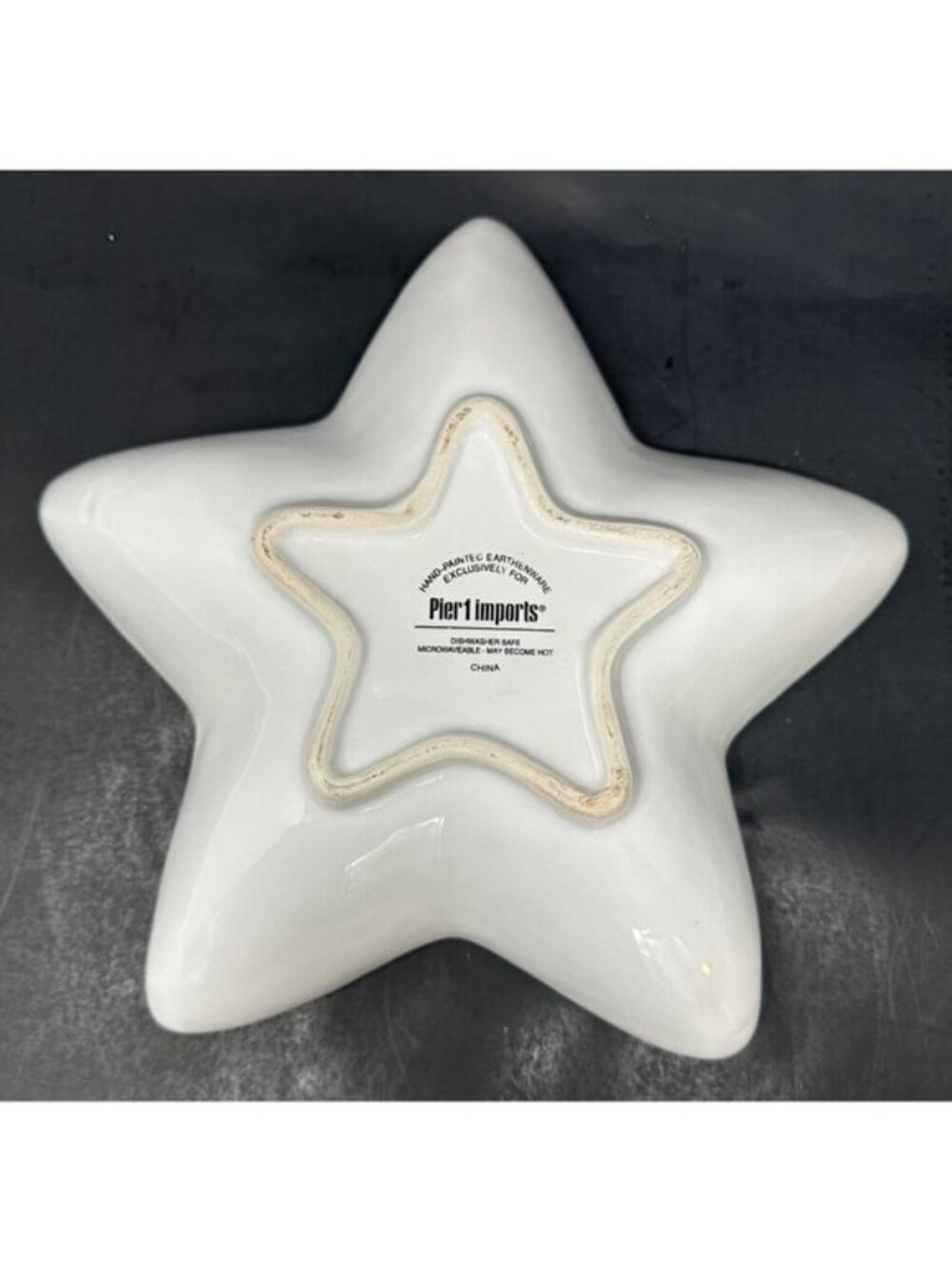 3 PIER 1 STAR SHAPED NESTING SERVING BOWLS Red White Blue Patriotic July 4th HTF - Picture 4 of 15